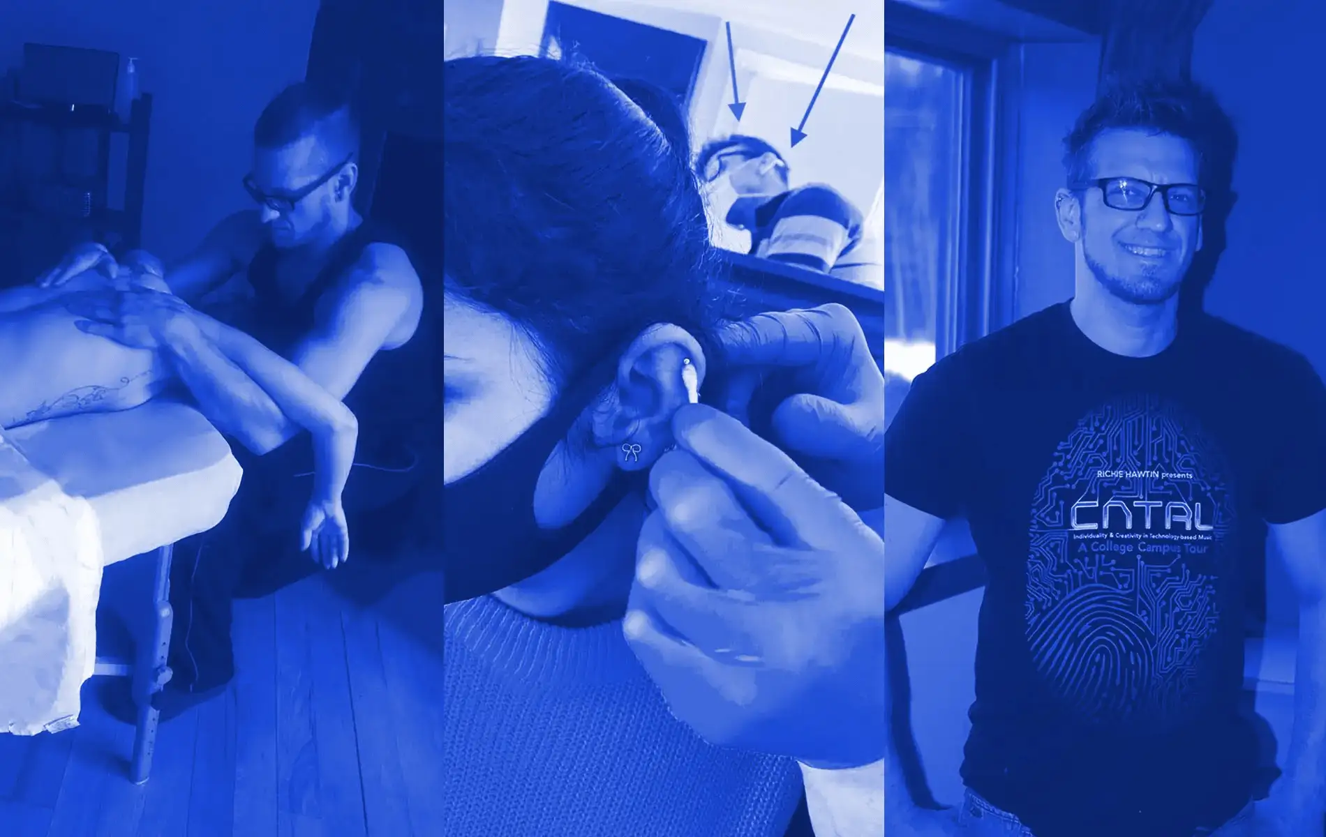 À propos de Yan Dubord Massotherapeute Perceur chez Titan Piercing. L'image présente Yan Dubord, un perceur professionnel, soulignant son expertise et son engagement à fournir des services de perçage corporel de haute qualité.